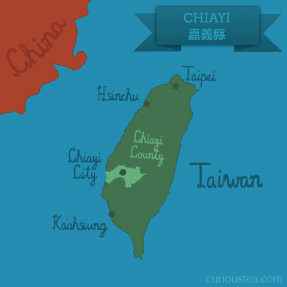 Chiayi County Map, Taiwan