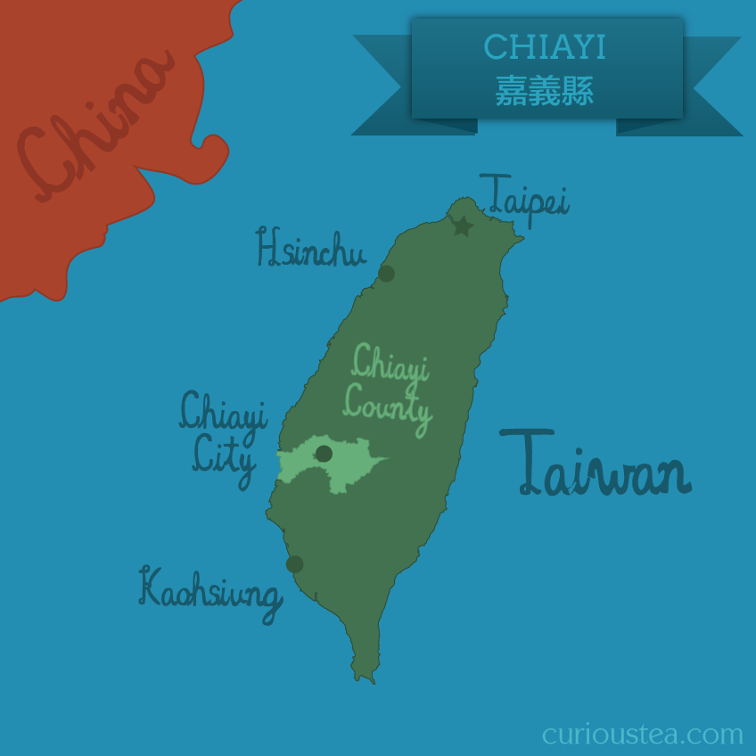 Chiayi County Map, Taiwan