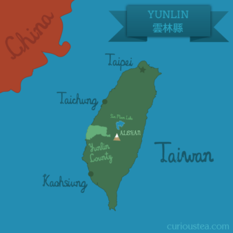 Yunlin County Map, Taiwan