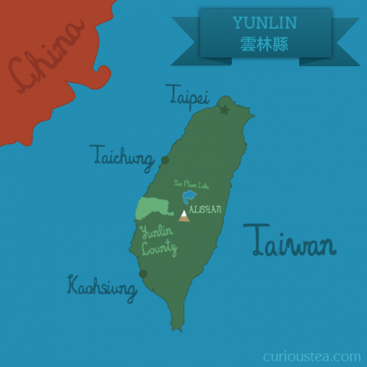 Yunlin County Map, Taiwan