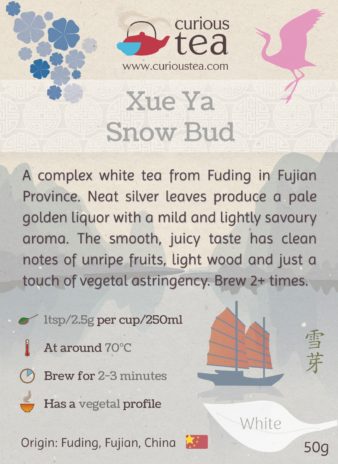 China Fujian Fuding Xue Ya Snow Bud White Tea