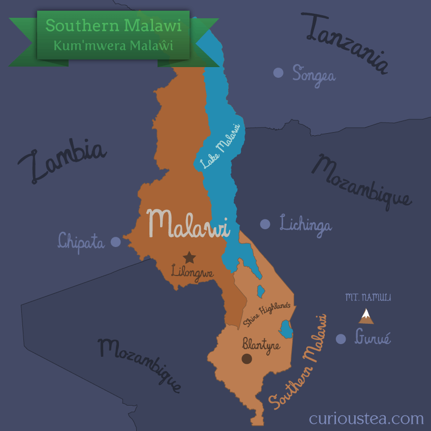 Southern Malawi map