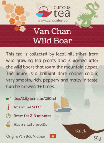 Vietnam Yen Bai Van Chan Wild Boar Wild Black Tea