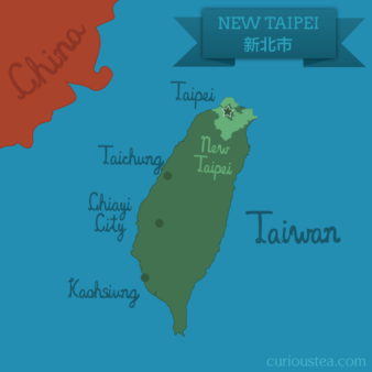 New Taipei map, Taiwan