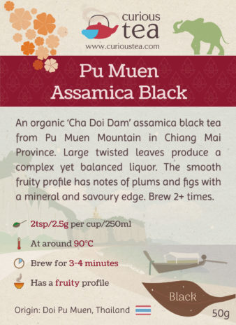 Thailand Chiang Mai Doi Pu Muen Assamica Black Tea