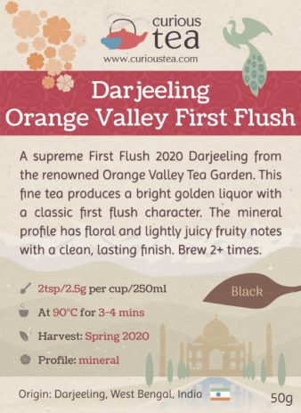 India Darjeeling Orange Valley First Flush 2020 Black Tea