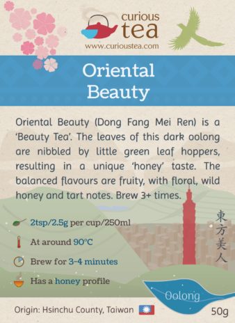 Taiwan Dong Fang Mei Ren Oriental Beauty Oolong Tea