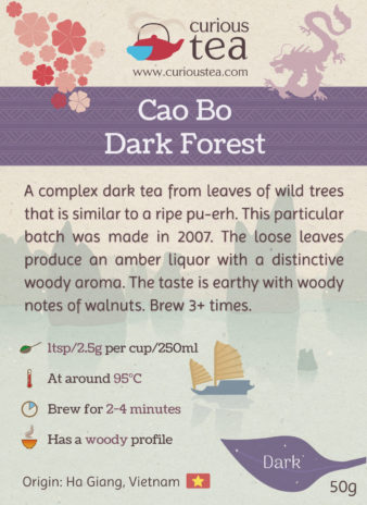 Cao Bo Dark Forest Vietnam Dark Tea