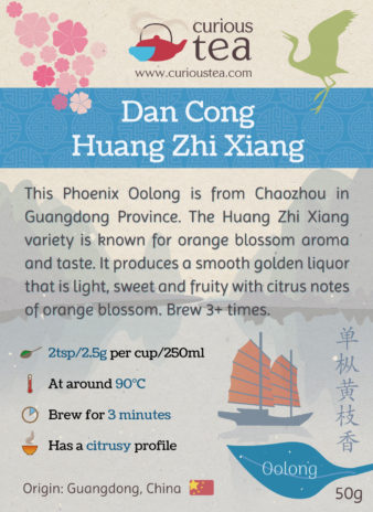 Dan Cong Huang Zhi Xiang Orange Blossom Fragrance Phoenix Oolong