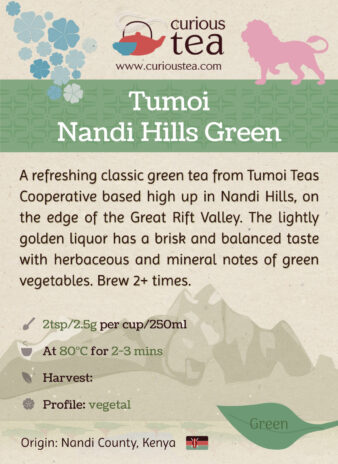 Kenya Tumoi Nandi Hills Green Tea