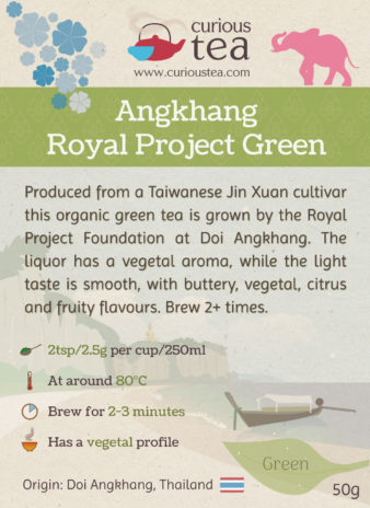 Thailand Chiang Mai Doi Angkhang Royal Agricultural Project Organic Jin Xuan Golden Daylily Thai Green Tea