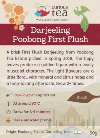 India Darjeeling Poobong First Flush 2018 Black Tea
