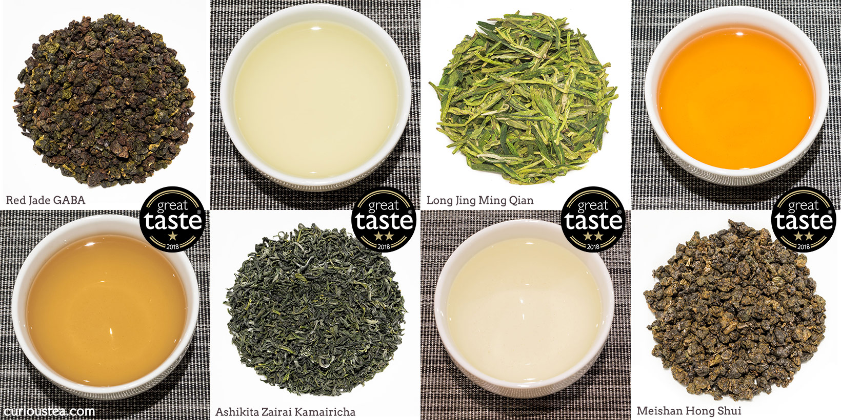 Great Taste Awards 2018 Curious Tea Winning Teas