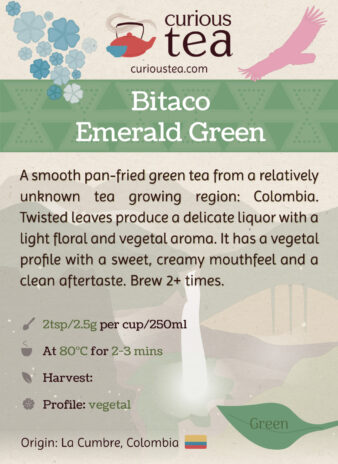 Bitaco Colombian Emerald Green Tea Pouch