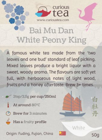 China Fuding Fujian Bai Mu Dan White Peony King White Tea