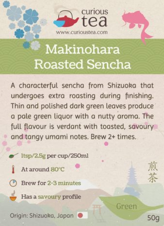 Japan Shizuoka Makinohara Strong Roasted Sencha Green Tea