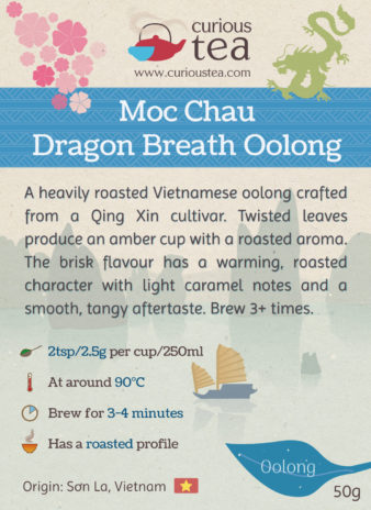 Vietnam Son La Moc Chau Dragons Breath Qing Xin Oolong
