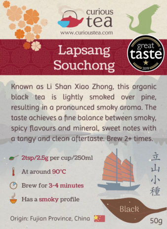 China Fujian Wu Yi Shan Smoked Lapsang Souchong Li Shan Xiao Zhong Chinese Black Tea