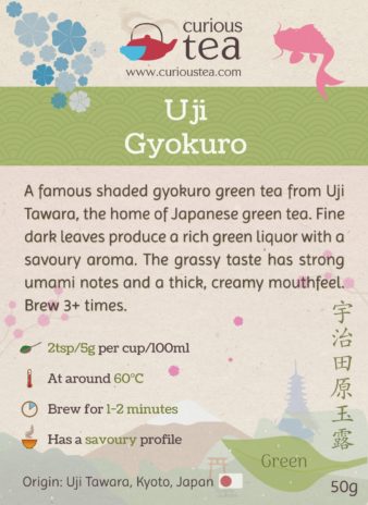 Japan Kyoto Uji Tawara Uji Gyokuro Green Tea