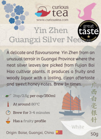 China Yin Zhen Guangxi Silver Needle White Tea