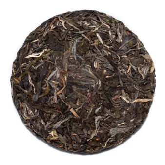 China Yunnan Gengma Xiang Zhu Lin Gu Shu Dan Zhu Sheng Bing Old Tree Single Bush Raw Pu-erh Cake