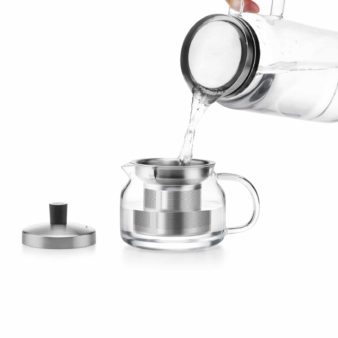 Glass Infuser Pot with Steel Infuser 470ml - Samadoyo S-043