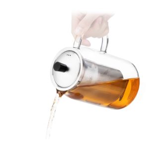 Glass Infuser Pot with Steel Infuser 900ml - Samadoyo S-053