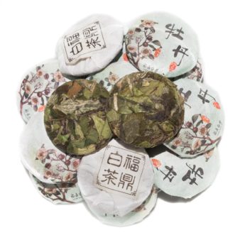 China Fujian Fuding Bai Mu Dan Xiao Bing White Peony Mini Cakes