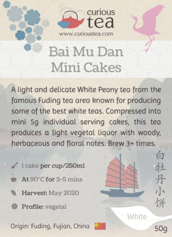 China Fujian Fuding Bai Mu Dan Xiao Bing White Peony Mini Cakes