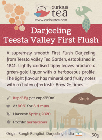 India Darjeeling Teesta Valley First Flush Black Tea