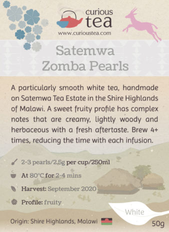 Malawi Satemwa Zomba Pearls White Tea