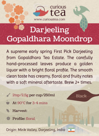 India Darjeeling Gopaldhara Moondrop First Flush Tea