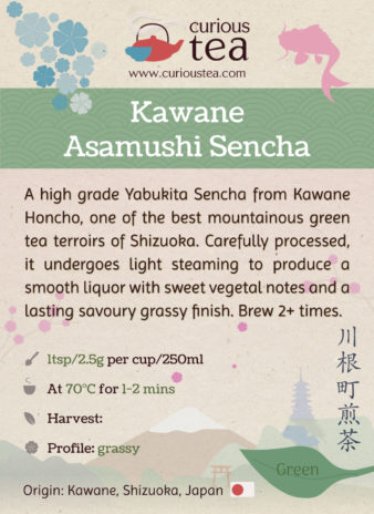 Japan Shizuoka Kawane Honcho Yabukita Asamushi Sencha Green Tea