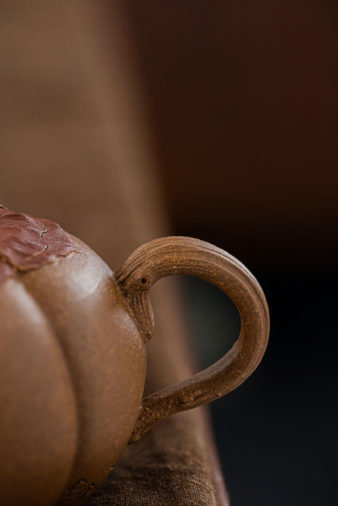 Shi Zi Persimmon Duanni Yixing Teapot