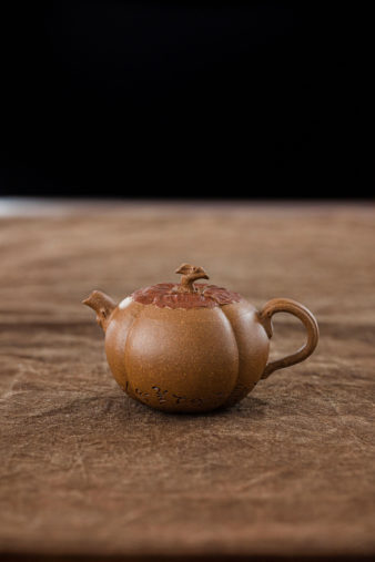 Shi Zi Persimmon Duanni Yixing Teapot