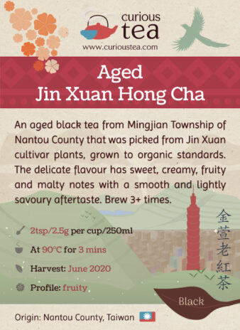 Taiwan Organic Aged Jin Xuan Hong Cha