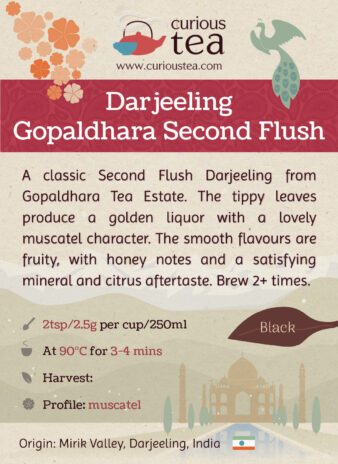 India Darjeeling Gopaldhara Classic Second Flush Black Tea
