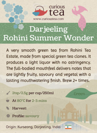 India Darjeeling Green Tea Rohini Summer Green Wonder