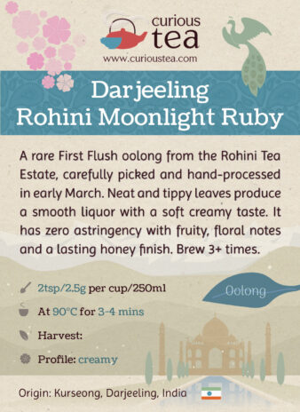 India Darjeeling Rohini First Flush Moonlight Ruby Oolong