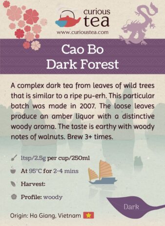 Cao Bo Dark Forest Vietnam Dark Tea