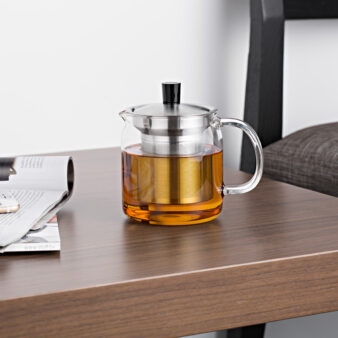 Glass Tea Infuser Pot with Steel Infuser 500ml - Samadoyo S-042