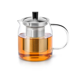 Glass Tea Infuser Pot with Steel Infuser 700ml - Samadoyo S-045