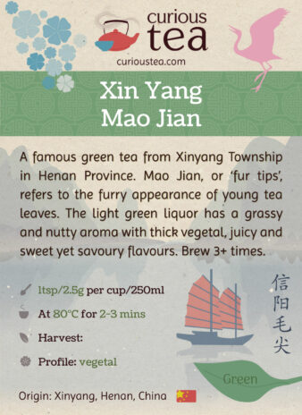 China Henan Xin Yang Mao Jian Fur Tips Green Tea Pouch