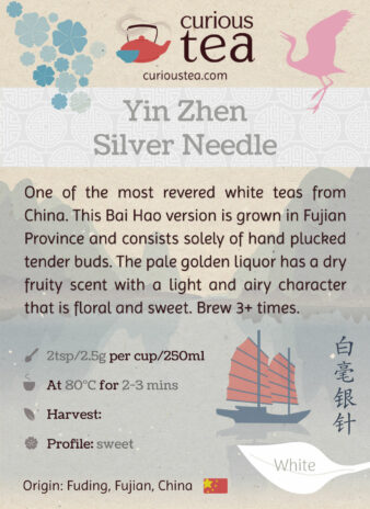 China Yin Zhen Silver Needle White Tea Pouch