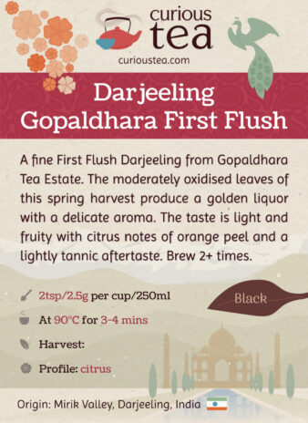 India Darjeeling Gopaldhara Classic First Flush Pouch
