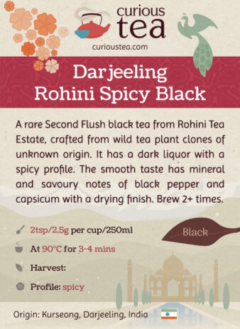 India Darjeeling Rohini Second Flush Spicy Black Tea Pouch