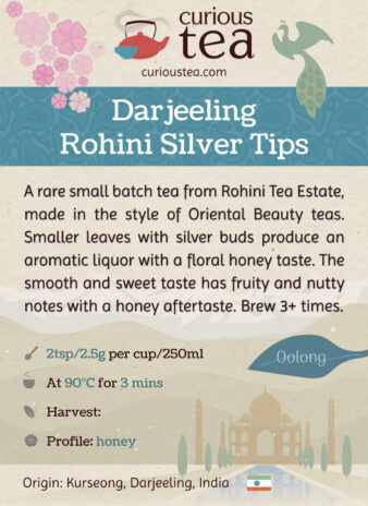 India Darjeeling Rohini Summer Silver Tips Oolong Pouch