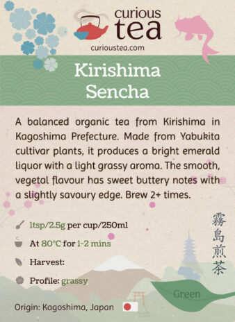Japan Kagoshima Kirishima Sencha Green Tea Pouch