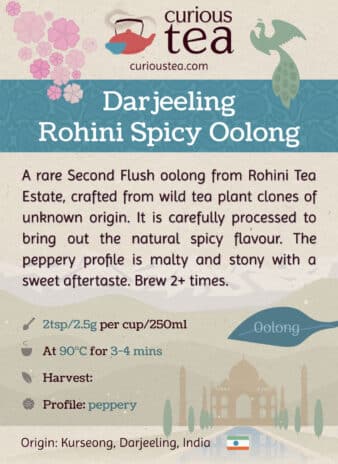 India Darjeeling Rohini Spicy Oolong