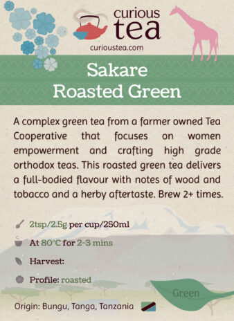 Tanzania Sakare Roasted Green Tea